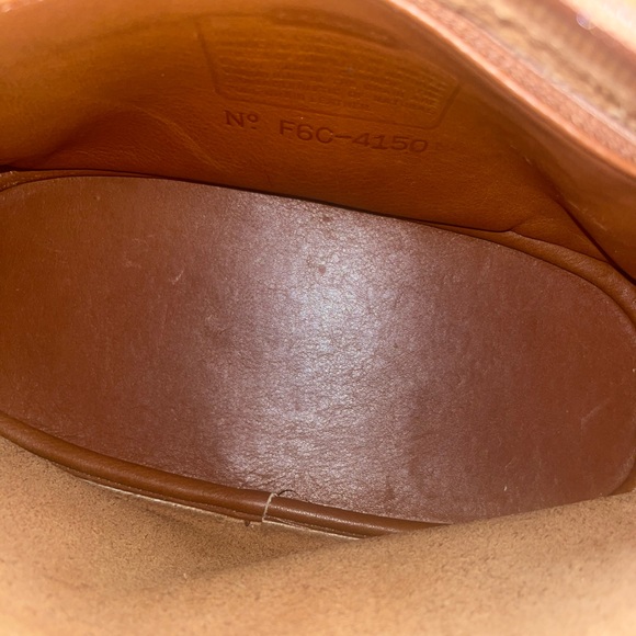 Vintage Coach brown leather fletcher flap bag 4150 - Picture 9 of 12